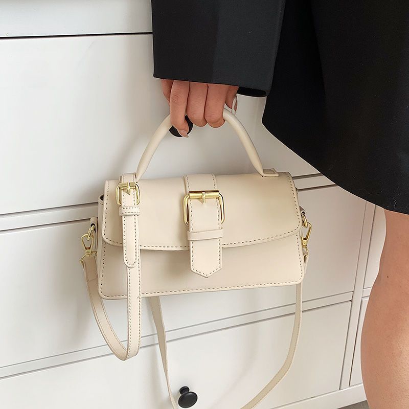 French Style Retro Women's Shoulder Bag Small Square Versatile_voghion.com