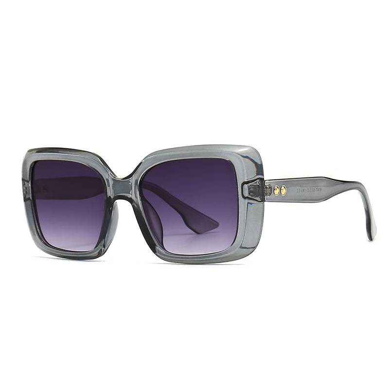 Cross border foreign trade new modern retro square frame sunglasses INS style street style big name sunglasses 9147_voghion.com