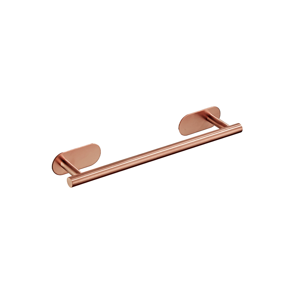 Toallero de acero inoxidable 304 sin perforación, barra colgante para baño, accesorios de baño, toallero de una sola capa, transfronterizo