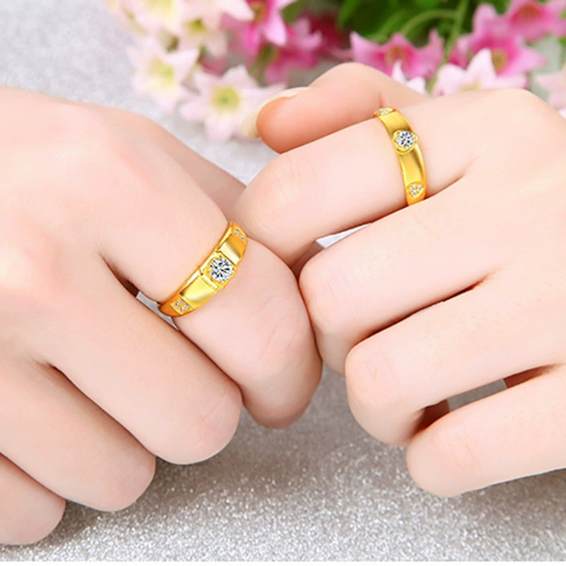 Кольцо для любимых мужчин и женщин, модная инкрустация diamond камень в сердце, корейский стиль