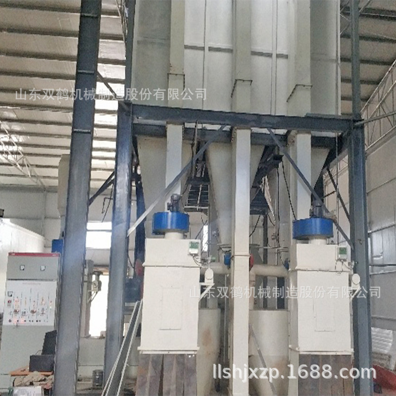 安装大型蛋鸡饲料生产线哪里好 山东双鹤饲料机械牛羊浓缩饲料机