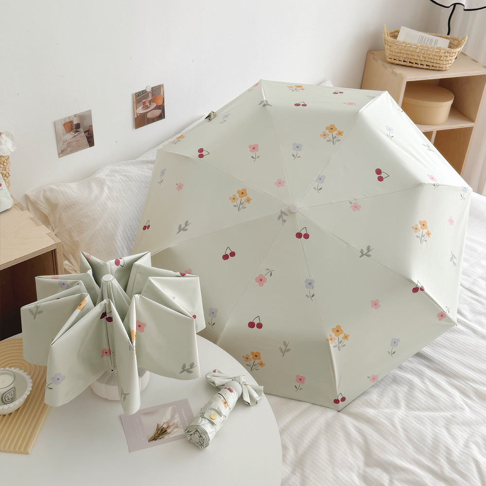 Automatic Top Quality Folding Umbrella For Women, Cute Stylish, Dual-Purpose For Both Sunny And Rainy Days, Sunshade Umbrella, Daily Use_voghion.com