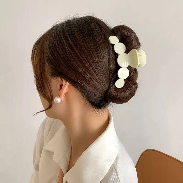 韓国東大門2025年新作ヘアクリップ、女性用ヘアピン、高級感のあるシャーククリップ、ヘアアクセサリー、ヘアピン|undefined