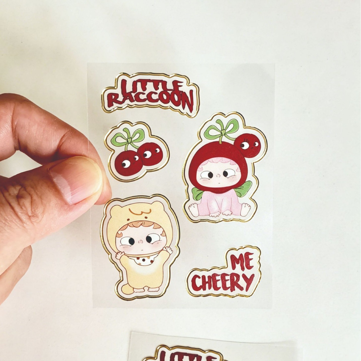 Source Manufacturer Customized Transparent Self-Adhesive Stickers Pvc Animation Stickers Customized Colorful Printed Coated Paper Labels