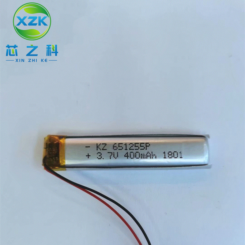 工厂直供601255聚合物锂电池3.7V-400MAH录音笔点读笔激光笔数码