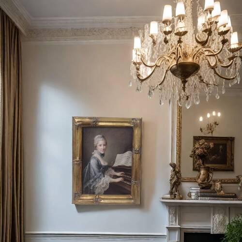 Jianyi Wholesale European and American Cross-border Resin Picture Frames Retro Oil Cloth Flower Heart Picture Frames Stage Hanging Wall Scene Decorations 