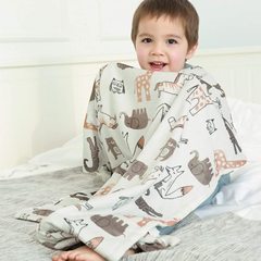 赤ちゃんの豆のじゅうたんの赤ちゃんは毛布の子供の二重の布団のじゅうたんのエアコンをなだめます。