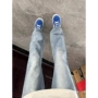 修身男款男生直筒牛仔裤