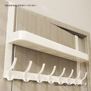 Bedroom Storage Rack Hanging Clothes Rack Wall-Mounted Back Door Hook No-Drill Door Clothes Organizer New Model Free Shipping