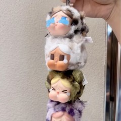 バブルマート CRYBABY ヒョウ猫 ビニールぬいぐるみ 人気 ブラインドボックス ペンダント 在庫あり 卸売 ハイバージョン