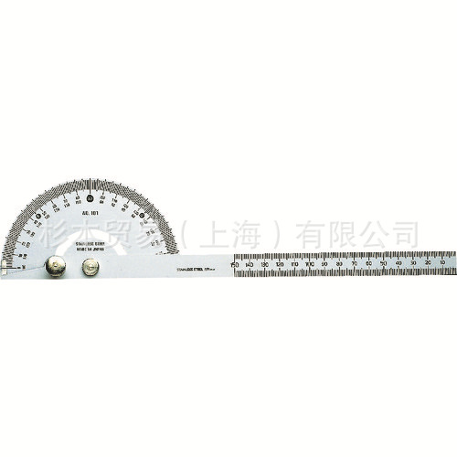 TRUSCO  银色  长 304 毫米 量角器  量尺  TP-101  正品原装
