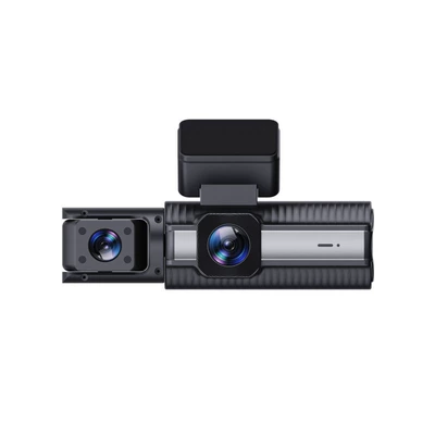 Three-Way In-Car Monitoring Dashcam with No-Wiring 4K High-Definition Dual Front and Rear Cameras, 3.2inch Screens, Wifi Connectivity (Driving recorder) - does-not-come-with-memory-card-requires-self-equipped-card-front-of-the-car-dual-recording-in-the-car-acc-line-parking-monitoring