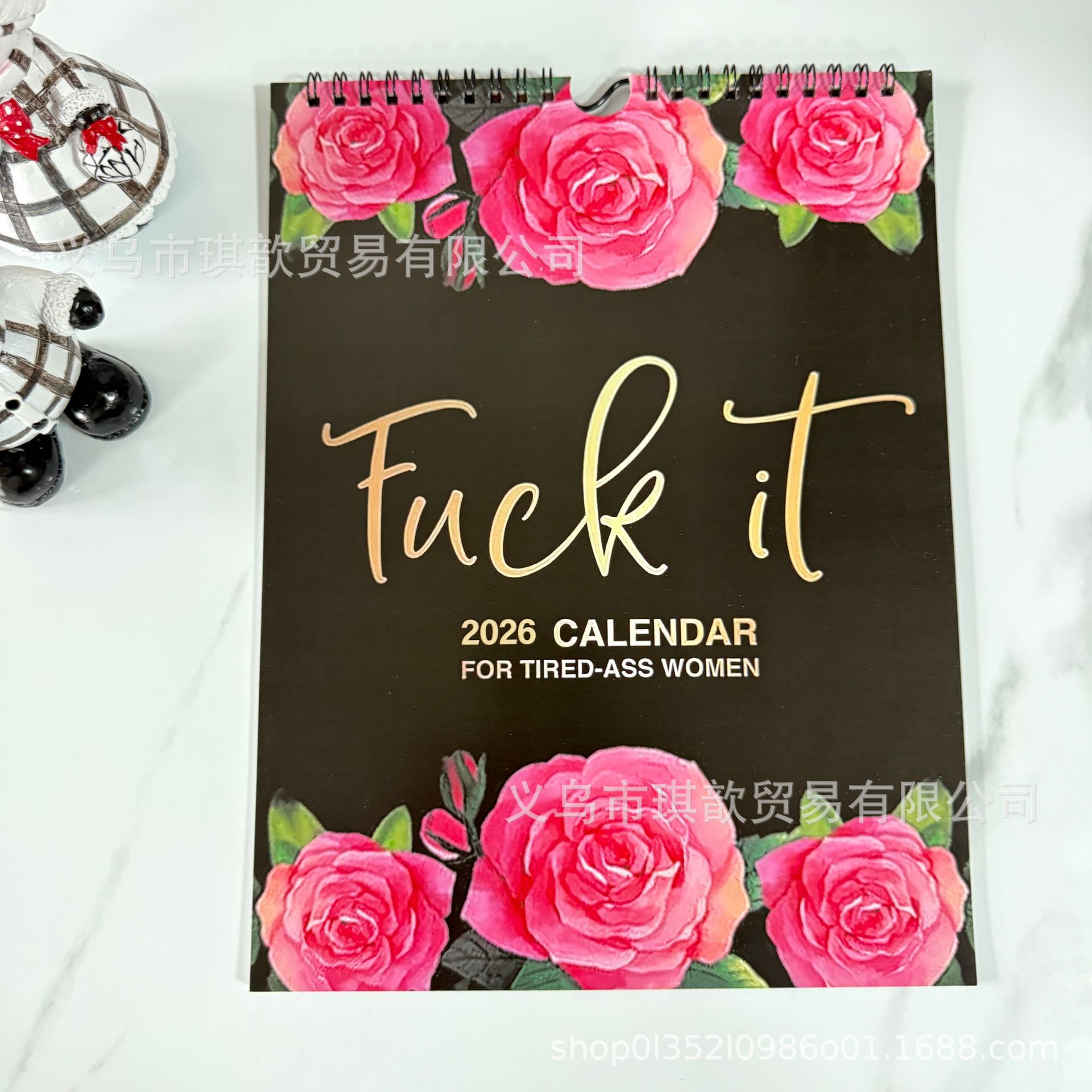 세 개의 붉은 꽃 달력