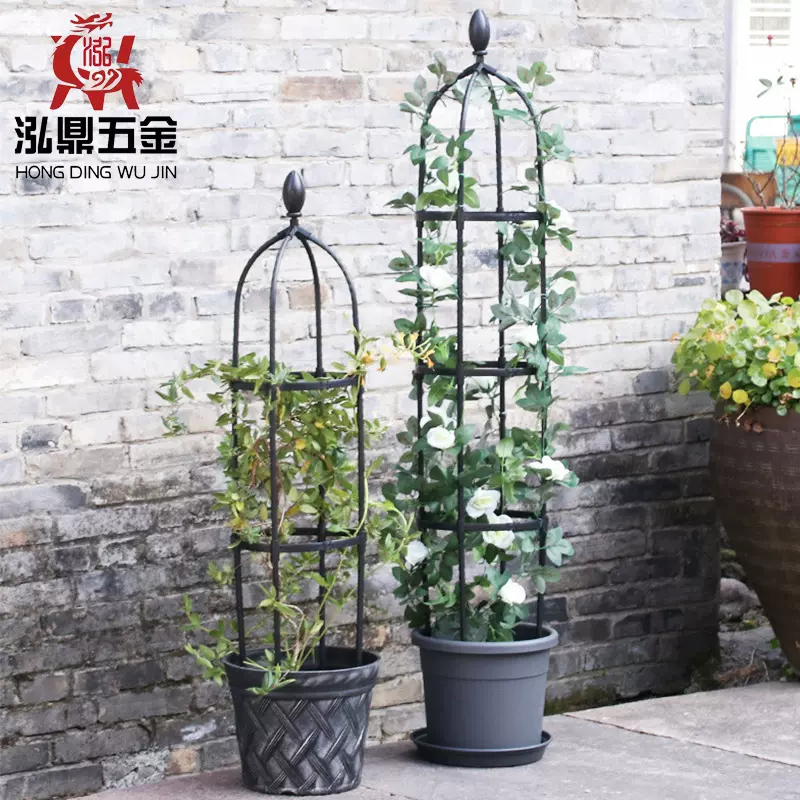 户外金属爬藤架欧式可拼接花支架花园植物支撑架玫瑰花番茄攀爬架