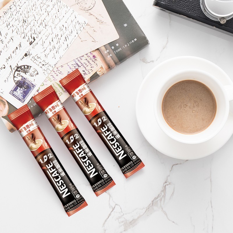 ネスレコーヒー 100パック フラッグシップ オリジナル ミルク風味 エクストラストロング 1+2 コーヒー粉 インスタント卸売|undefined