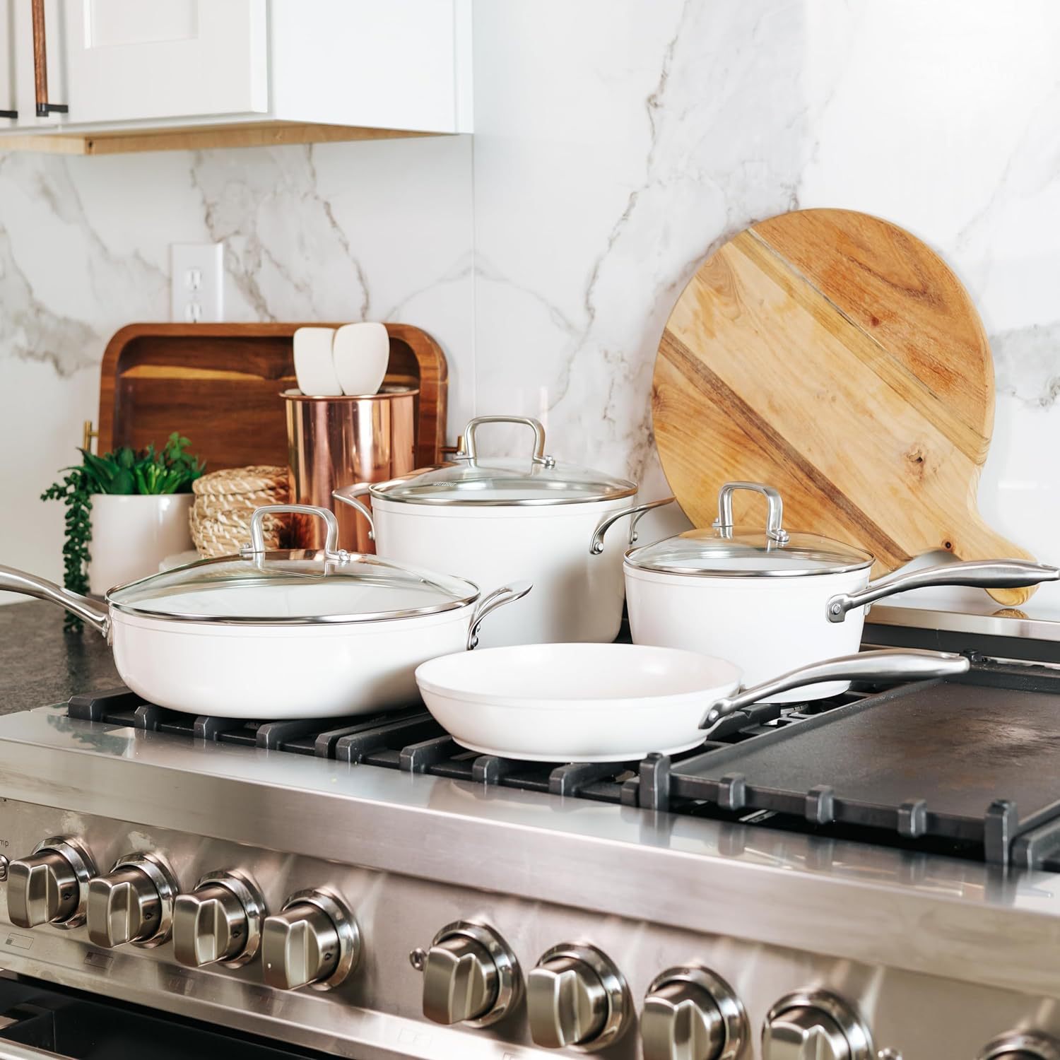 Juego de utensilios de cocina antiadherentes de regalo de cocina Juego de utensilios de cocina de alto valor Juego de ollas de cocina caseras