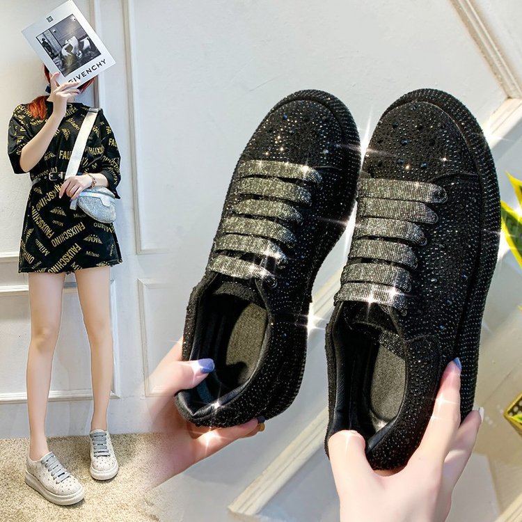 Qadın Rhinestone Platform Ayaqqabı 2025 Yeni Model