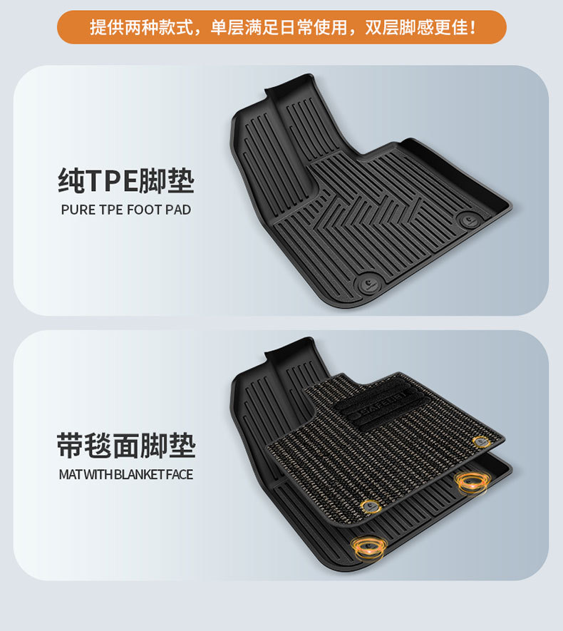Suitable for Lynk & Co 03 06 08 10 Z20 900 Special All-Weather Tpe Car Floor Mats and Car Accessories
