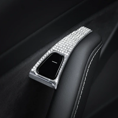 model 3model y interior modification: Sürətlər qutusu və əl tormozu başlıqları - 19-22-model3-21-24-modely-4-piece-car-door-lock-set