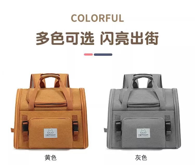 Pet Travel Backpack Carrier For Cats And Dogs Expandable Design_voghion.com