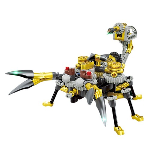 OpenAI 7707-10 Punk Style Compatible LEGO Insect Series Animated Children's Educational Building Small Grain Toy