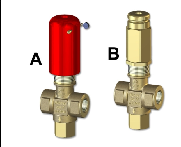 意大利PA减压阀安全阀 VS350 水泵清洗机安全阀 泵卸荷阀 泵溢流