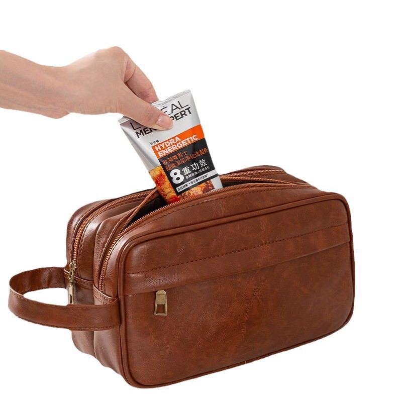 Nueva bolsa de cosméticos de viaje transfronteriza, bolsa de almacenamiento de alta calidad de gran capacidad, bolsa de lavado portátil impermeable multifuncional para hombres