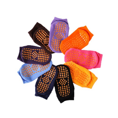 Children's socks, professional non-slip trampoline socks, boys and girls, infant morning classroom floor socks, adult yoga home socks