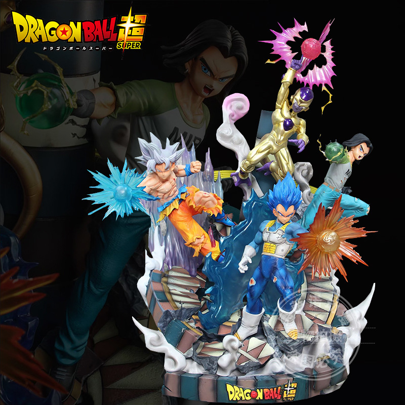드래곤 볼 시리즈 핸드 헬드 소울 캐스팅 GK 파워 컨퍼런스 SUN WUKONG FRISSA NO.18 SAIYAN 동상 GK 핸드 헬드