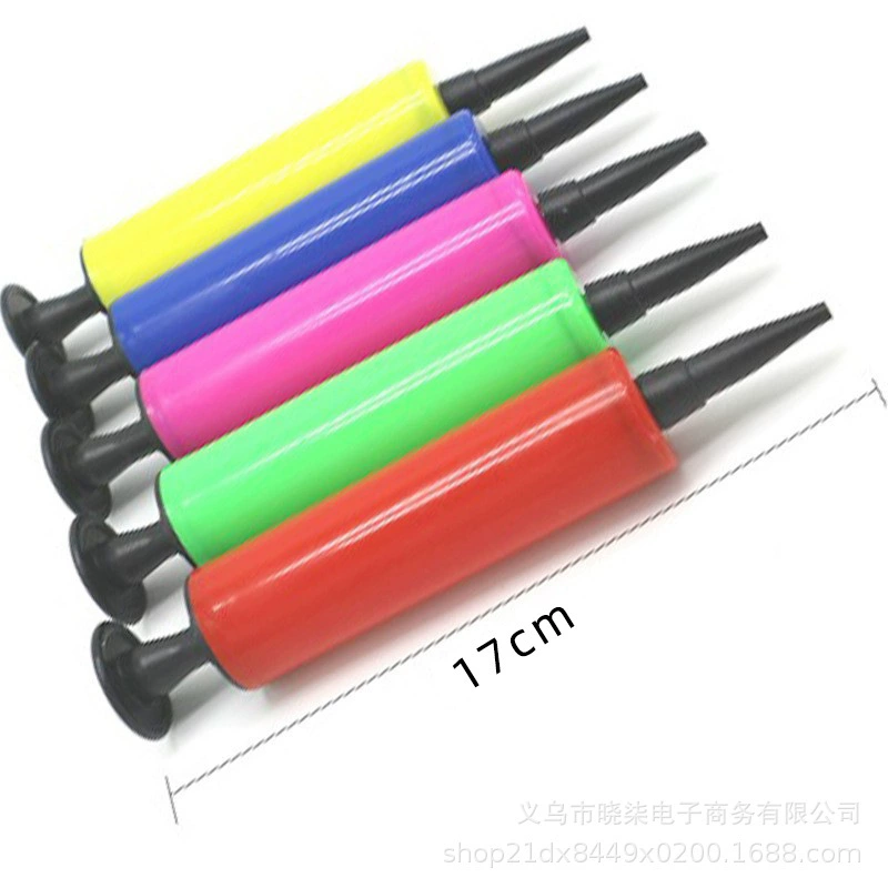 Небольшой размер мини-насос новый ручной нажимной пластиковый воздушный шар для защиты окружающей среды ручной надувной игрушечный воздушный шар аксессуары