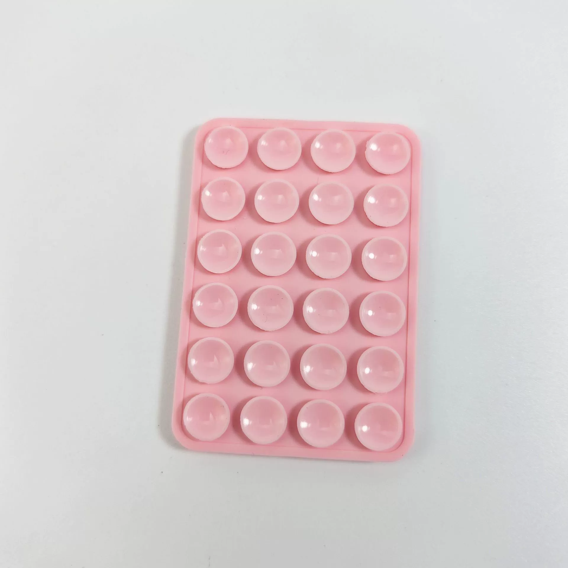 Double-sided silicone suction pads, food-grade, 24- and 40-capsule sizes, ~10 g each