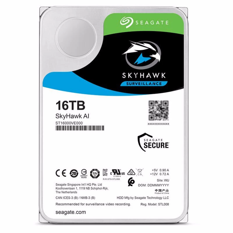 Новый оригинал ST16000VE002 Cool Eagle 16ТБ 7200 SATA CMR мониторинг механический жесткий диск AI