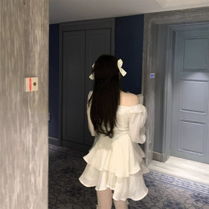逃亡王女チュチュスカート、妖精小妖精スカート、優しい誕生日スカート、スリムチューブトップドレス、アプリコット|undefined