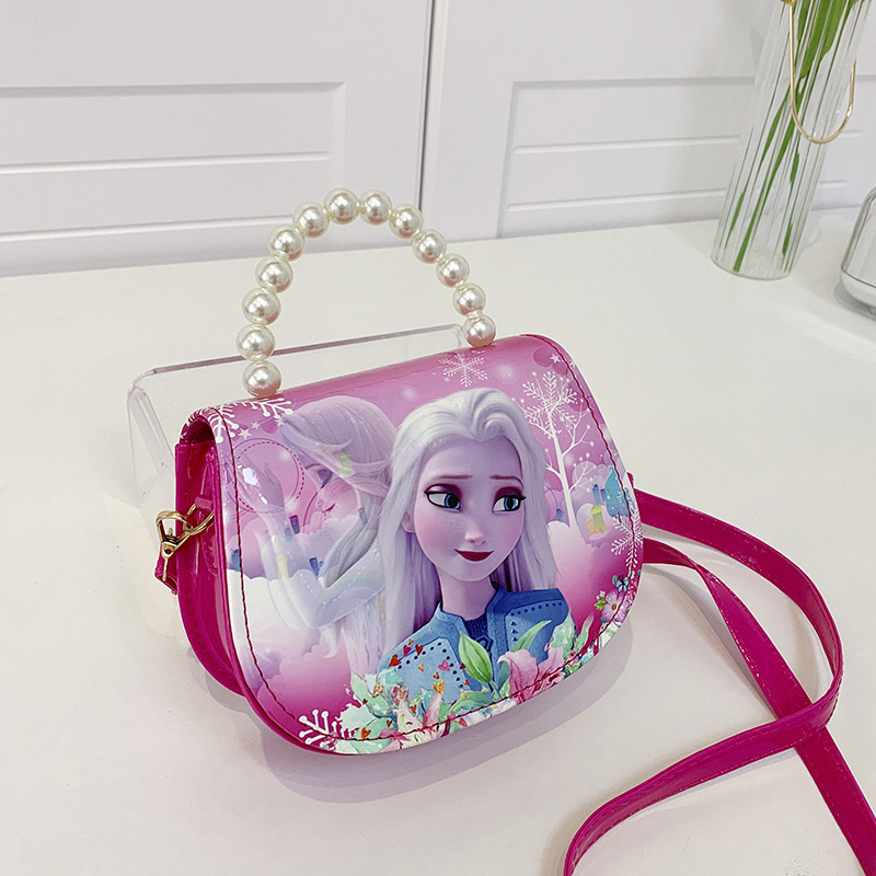 2024 nuevo bolso de hombro de hielo y nieve para niños de moda princesita salvaje fuera de la tendencia Aisha bolso de mensajero portátil lote