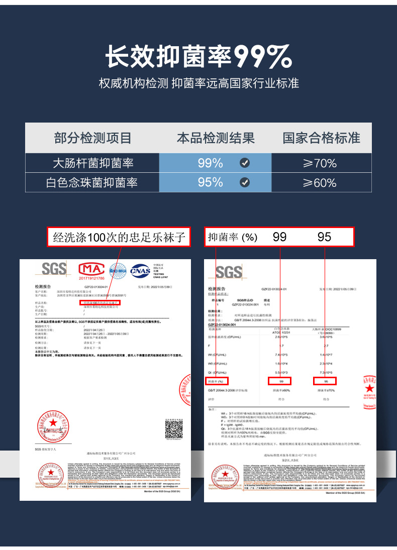 防臭抗菌除臭袜子吸汗男士纯棉中筒袜夏季篮球运动全棉春秋款详情3