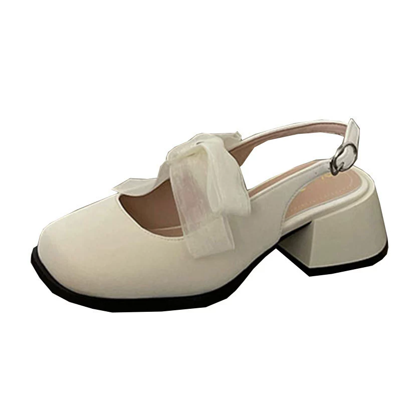 Sandals, footwear, summer high suitable with a skirt, shoes, french style, 2025 years