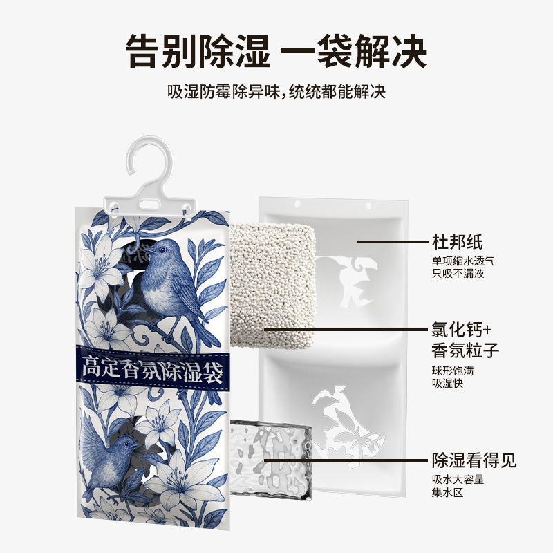 Bolsas Deshumidificadoras Colgantes Set de 5 Absorbedor de Humedad para Dormitorio