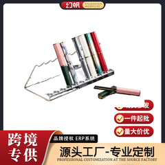 透明アクリルペンホルダー眉ペンリップ釉薬化粧ブラシ展示棚文房具店展示会サンプル陳列収納