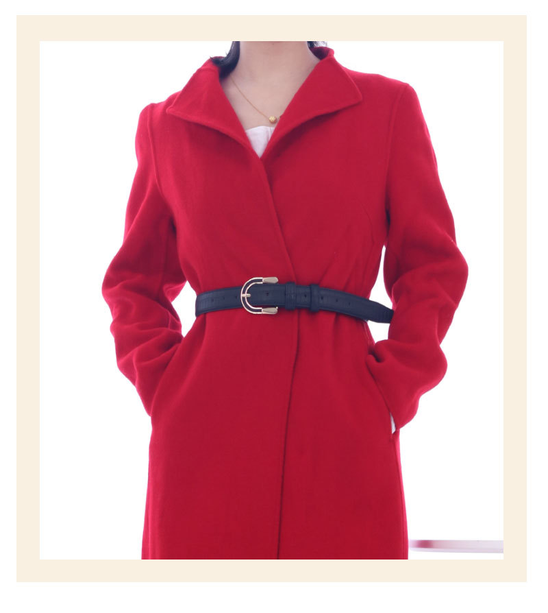 New European and American Style Women's Belt with Personalized Leather Alloy Buckle and Wide Belt, Fashionable Coat Paired with Belt for Women_viptrois.com
