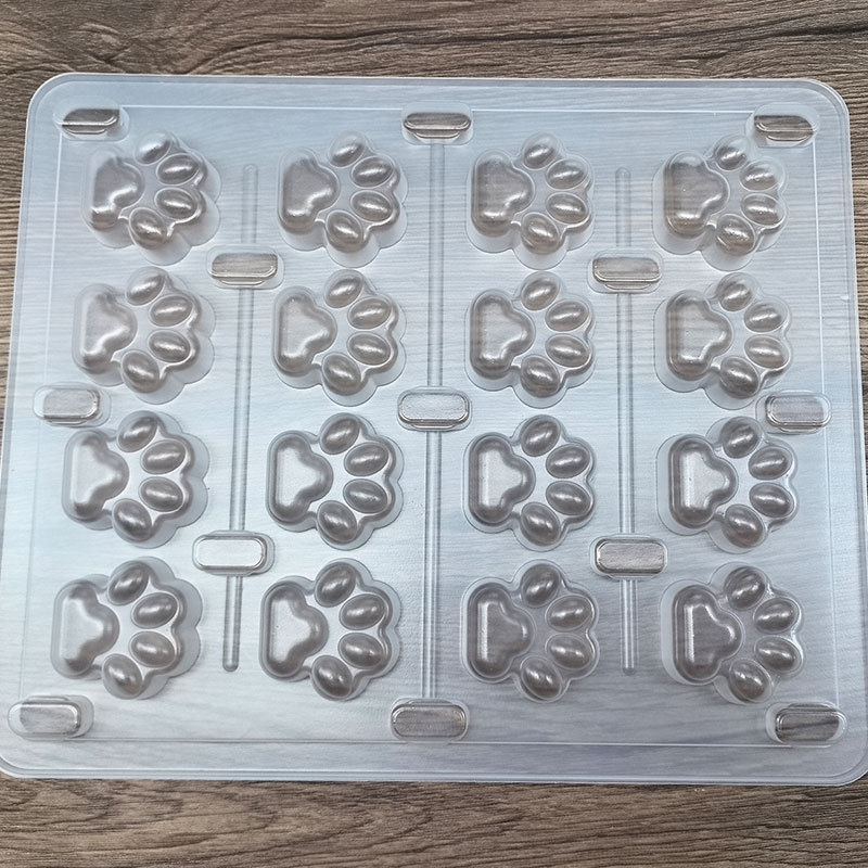 源头厂家 一次性塑料包装盒批发 pp透明吸塑猫爪包装盒加厚托盘