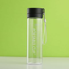 Large capacity plastic cup, fashionable student portable cup, sports fitness water cup, plastic cup can be printed with LOGO