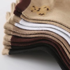 Socks Women's Socks Summer Thin Japanese Style Cute and Versatile Student Low-cut Boat Socks Shallow Mouth Bear Socks Wholesale