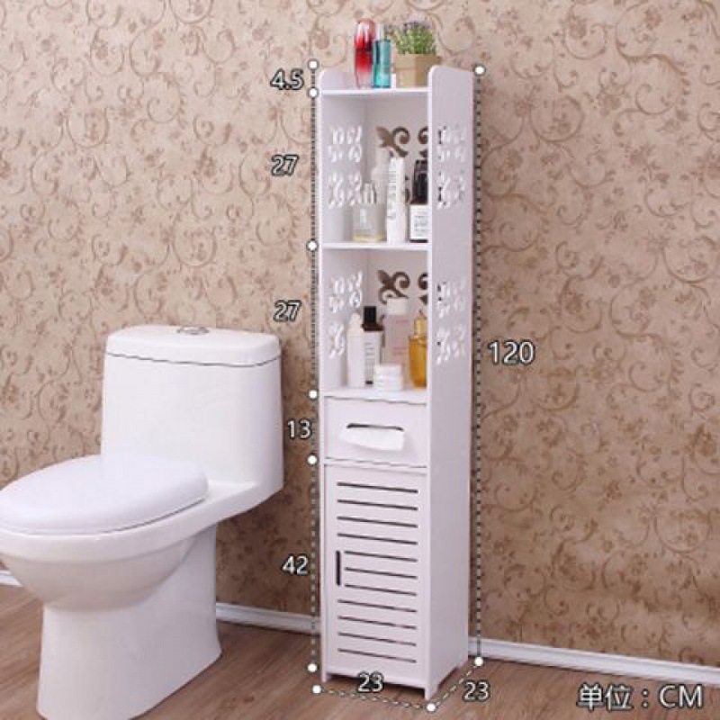 inodoro de borde estante para colocar papel higiénico inodoro de piso inodoro de esquina triangular gabinete de almacenamiento de almacenamiento gabinete de esquina hendida
