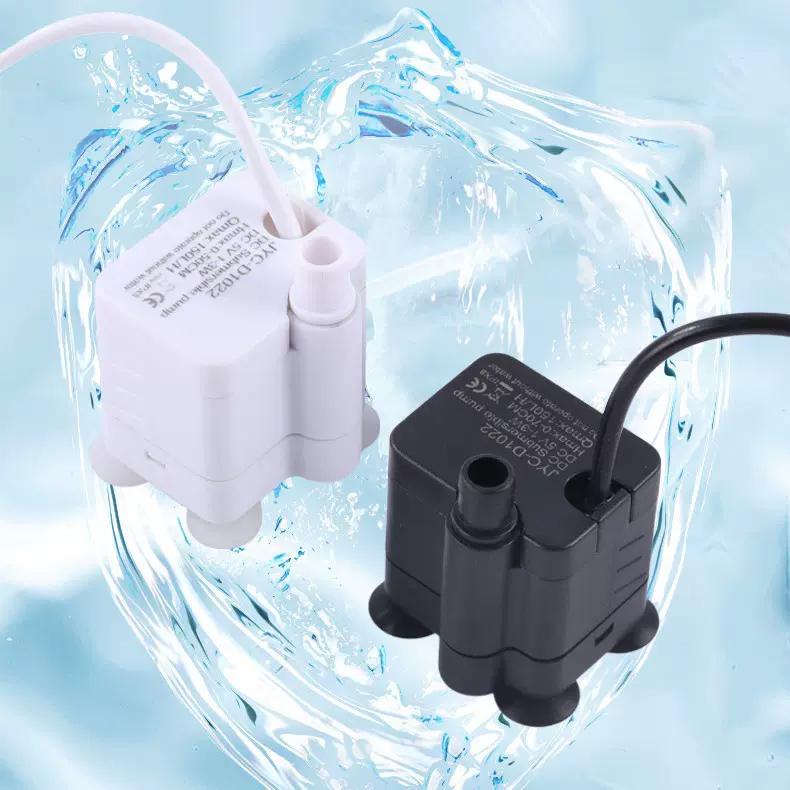 底吸小水泵微型直流水泵低压潜水泵5-12V低水位反重力加湿器水泵