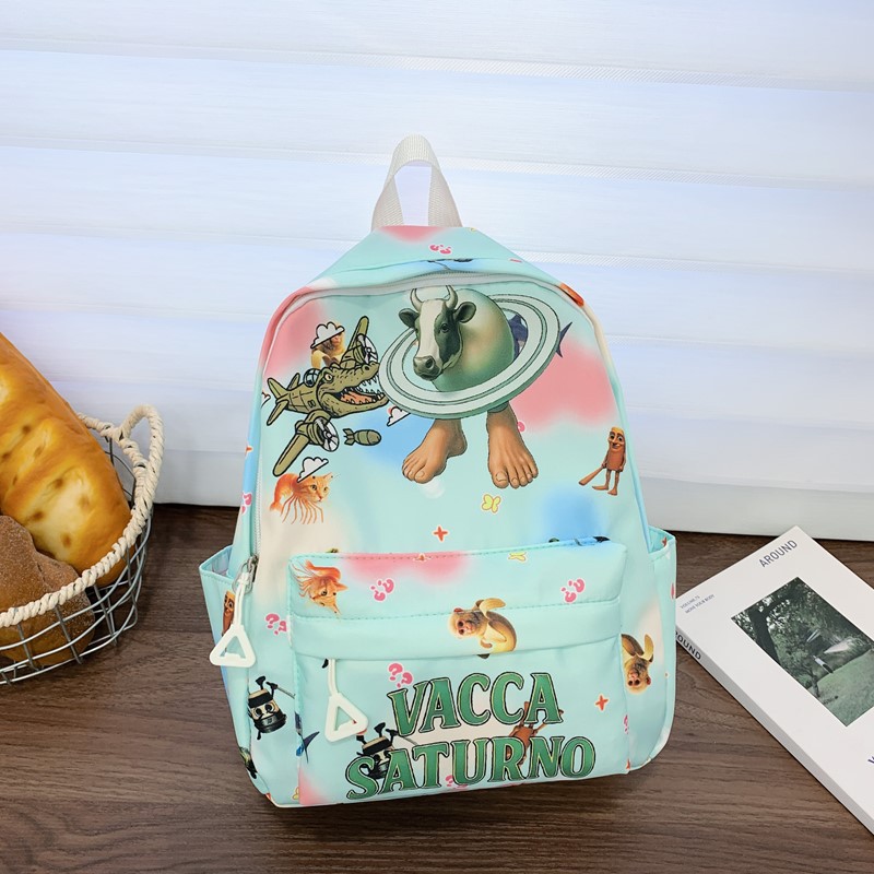 Nuevo comercio exterior mochila infantil caricatura animada encantadora impresión mochila de escolares jardín de infantes mochila de niños y niñas