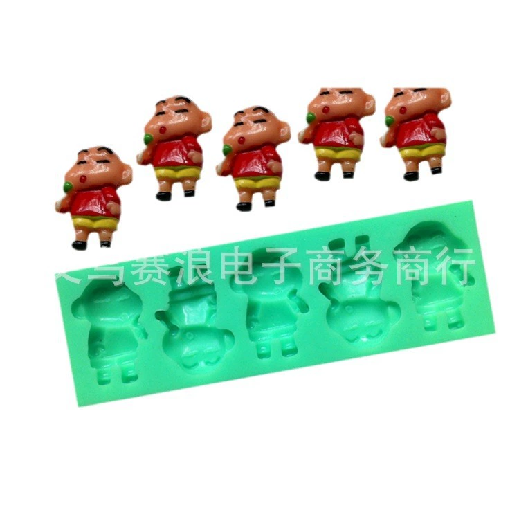 Мультяшный Crayon Shin -новый Bake Snake Flond Sugar Cake Chocolate Modeling силиконовая формочка для выпечки внешняя торговля