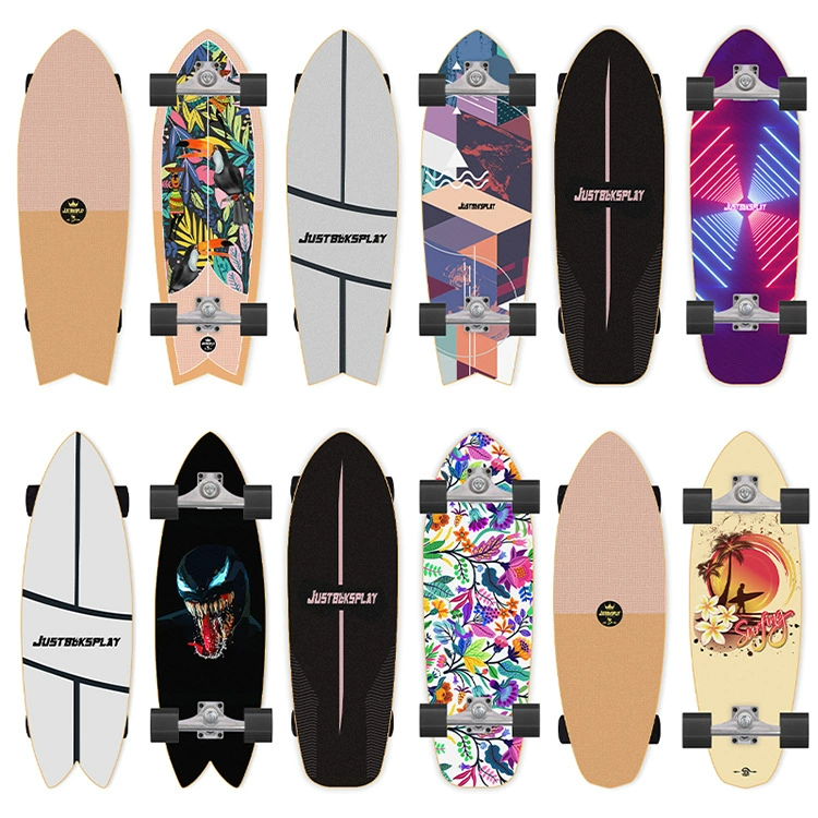 Лед Surfing Board Bridge Spring PU двойное рулевое управление SM Pusher симулятор серфинга скейтборд