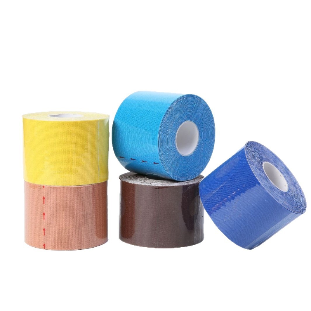 Suministro directo de fábrica kinesiologytape pegatinas musculares cinta elástica deportiva parche de efecto interno muscular en caja