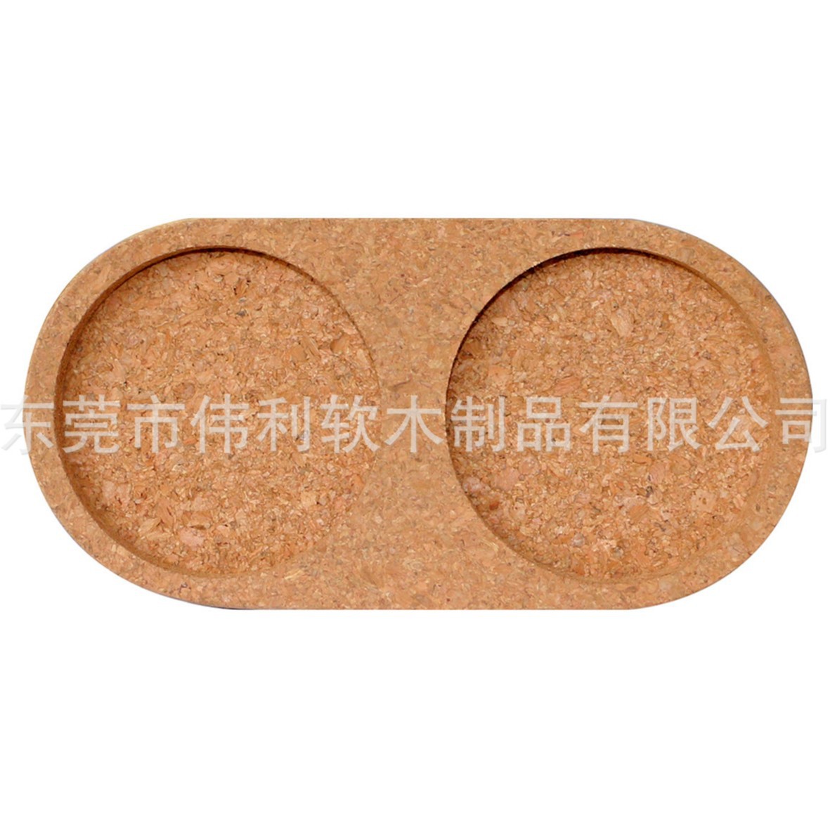 源头厂家打磨抛光批发椭圆型软木底座  托盘 按要求做货做工精细