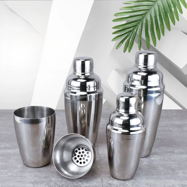 Stainless Steel Cocktail Shaker Japanese Style Shock Pot Cocktail Shaker Bar Tools European Style Shaker Shock Cup